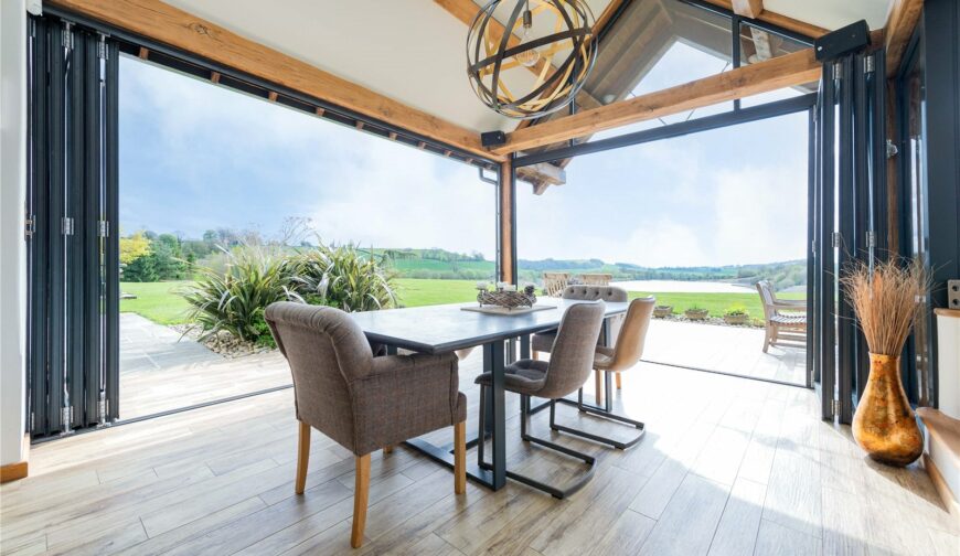 Yew Tree Cottage, Stretton Westwood - Dining With A View