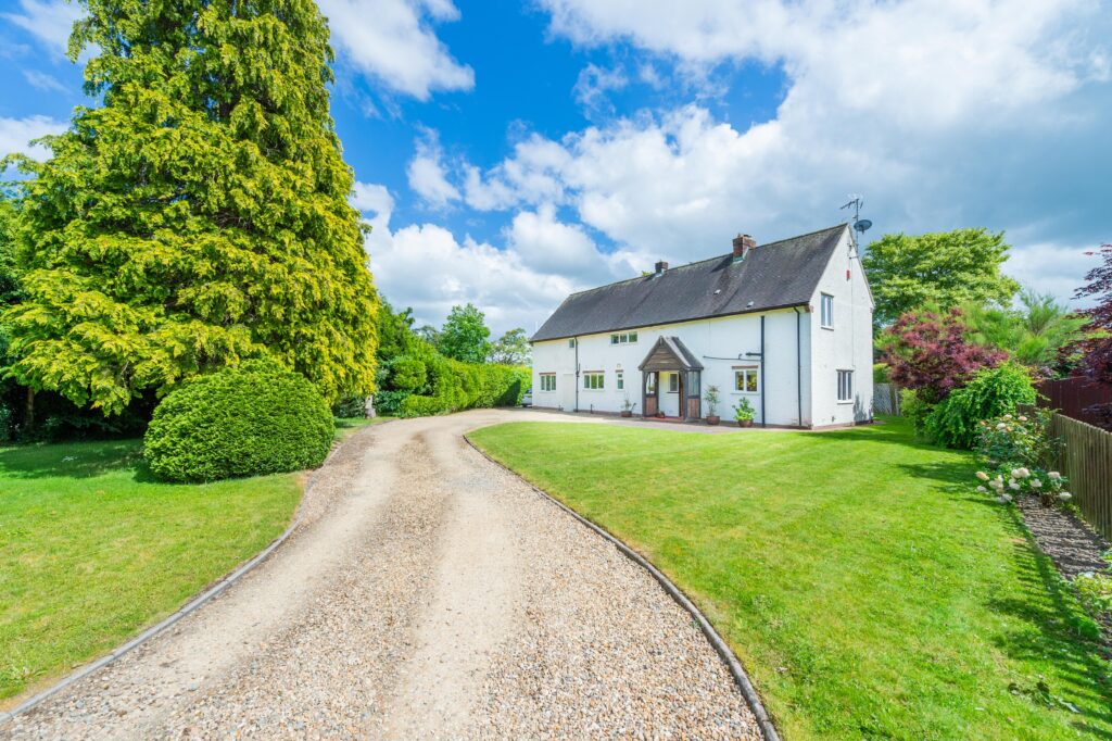 Guilsfield village house in generous plot