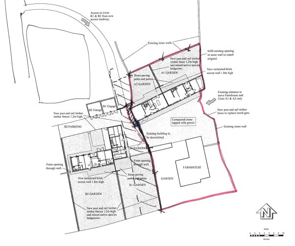 Preston Farmhouse and Barns, Preston Brockhurst - Map