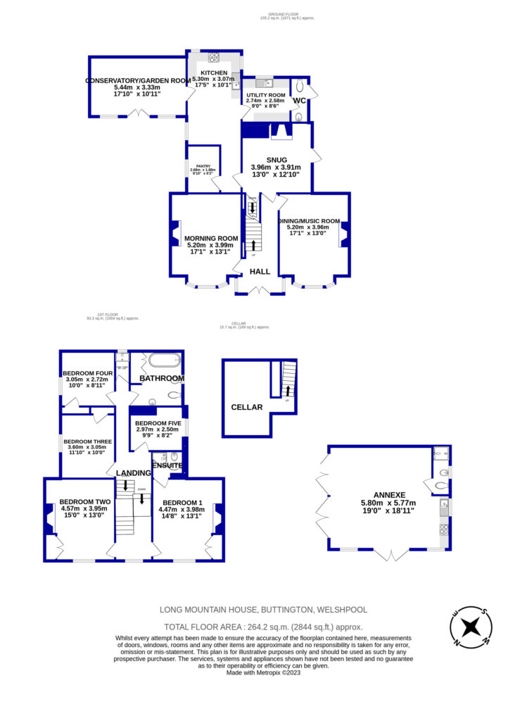 Long Mountain, Buttington - Floorplan