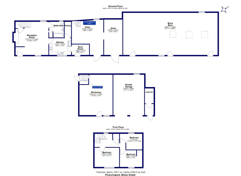 Bellan Estate, Llanerfyl - Floorplan