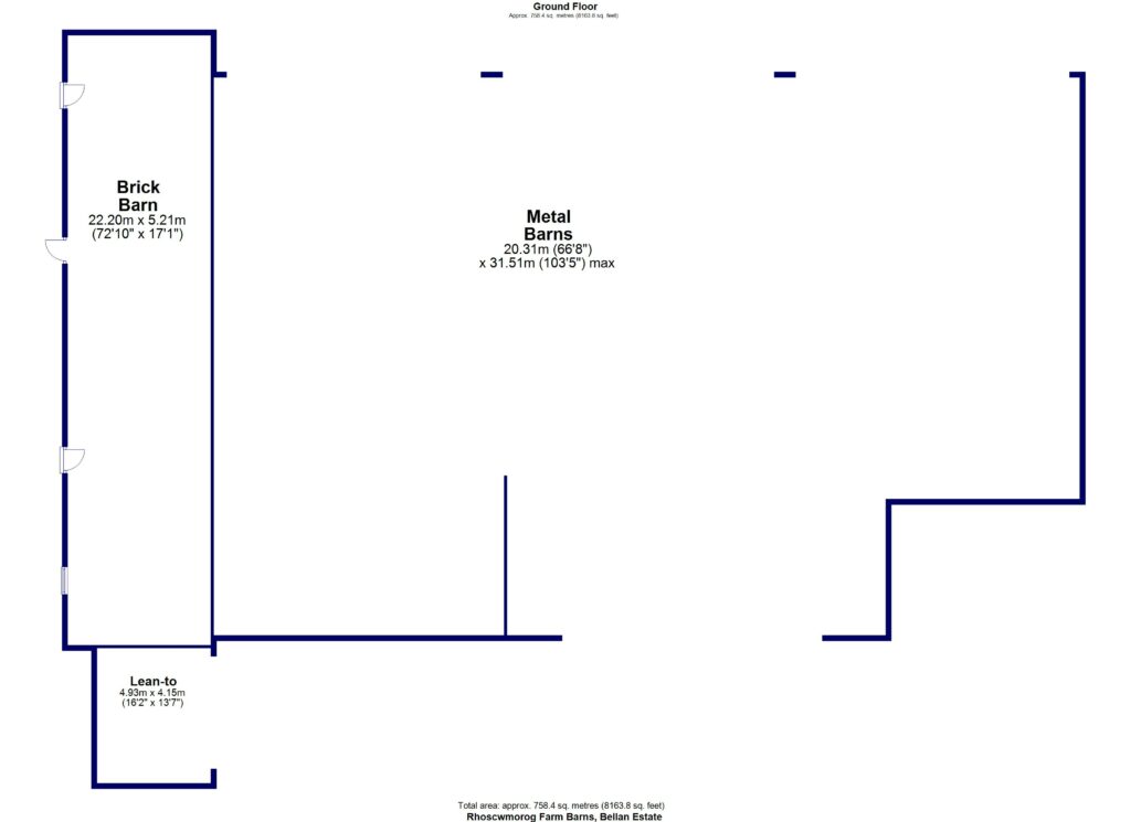 Bellan Estate, Llanerfyl - Floorplan