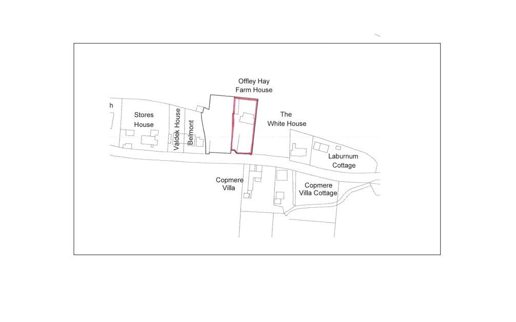 Offley Hay Farm House, Offley Hay - Map