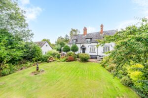 Home adjacent to golf course