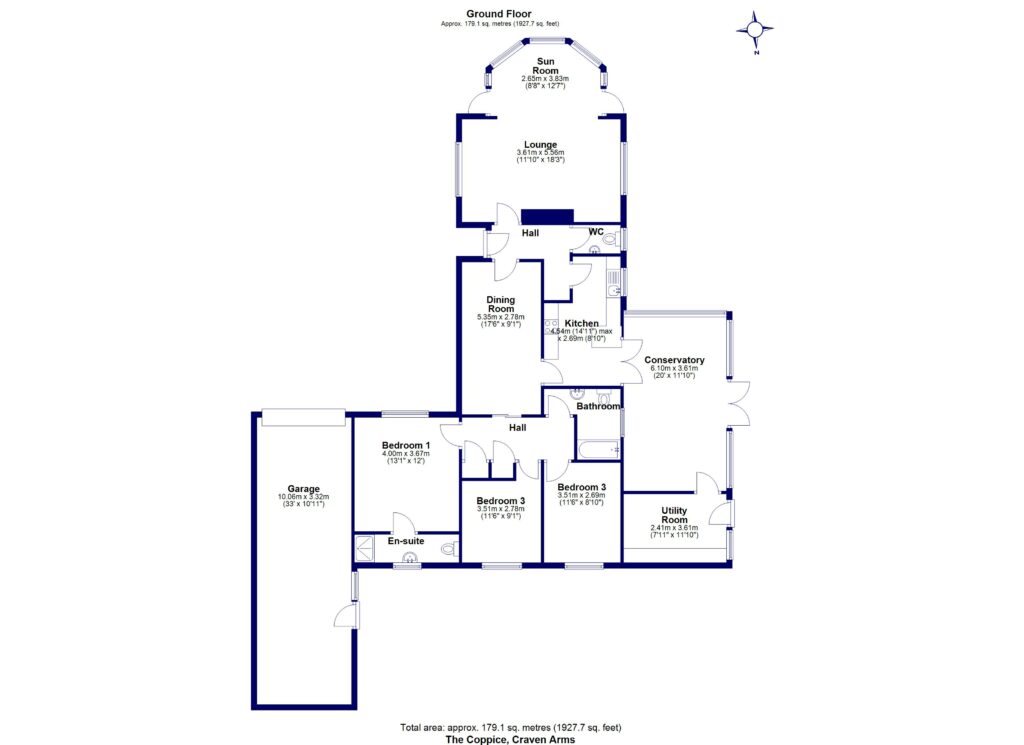 The Coppice, Clun Road - Floorplan