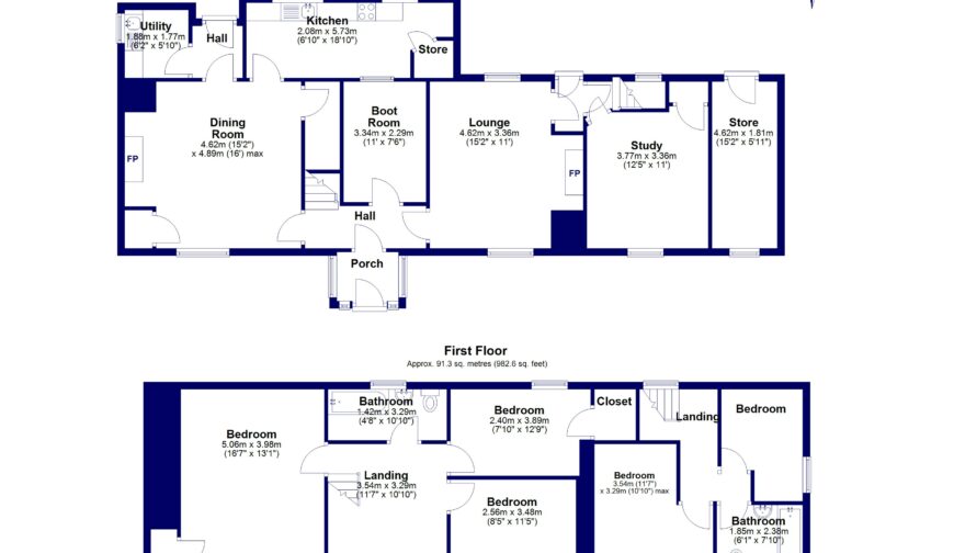 Caepenfras Farm, Llangadfan - Floorplan