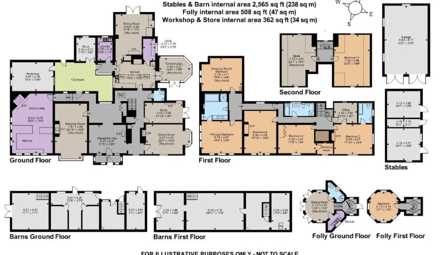 Maes Court, Knighton-on-Teme - Floorplan