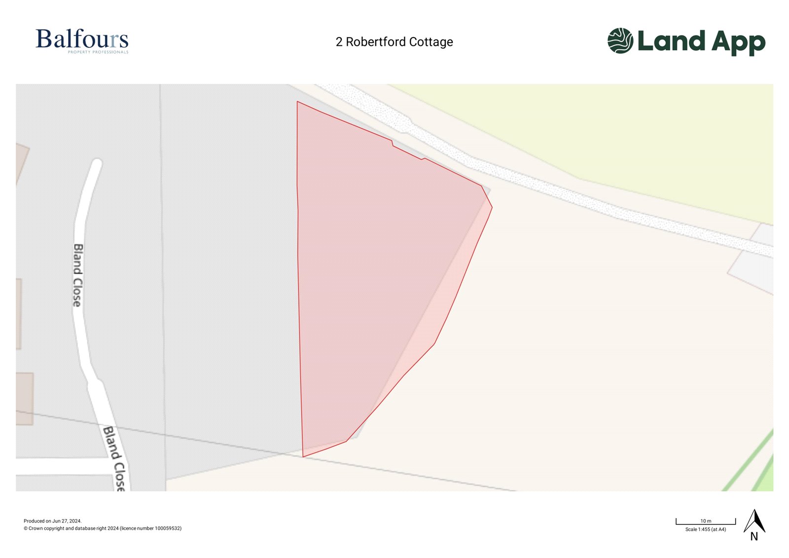 2 Robertsford Cottage - Site Plan