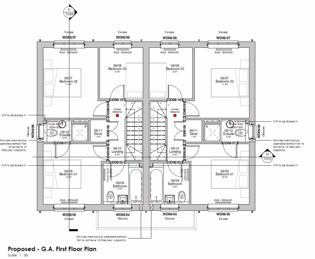 Plot 12 Whittington Grange, Bowyer Grange - First Floor