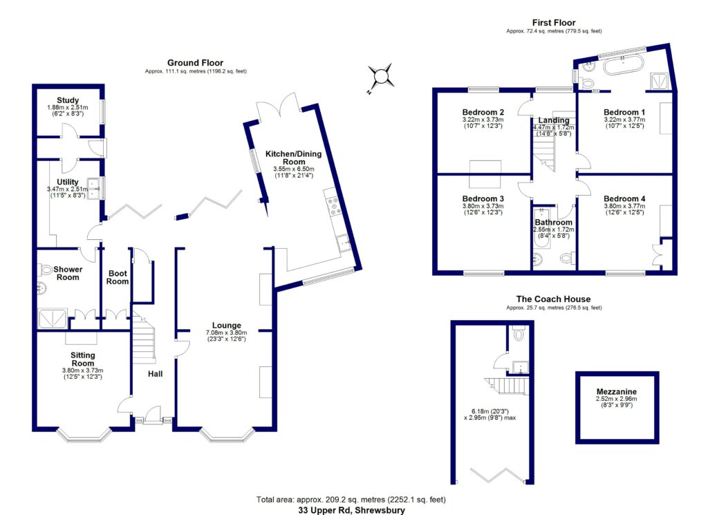 Osborne House, Upper Road - Floorplan