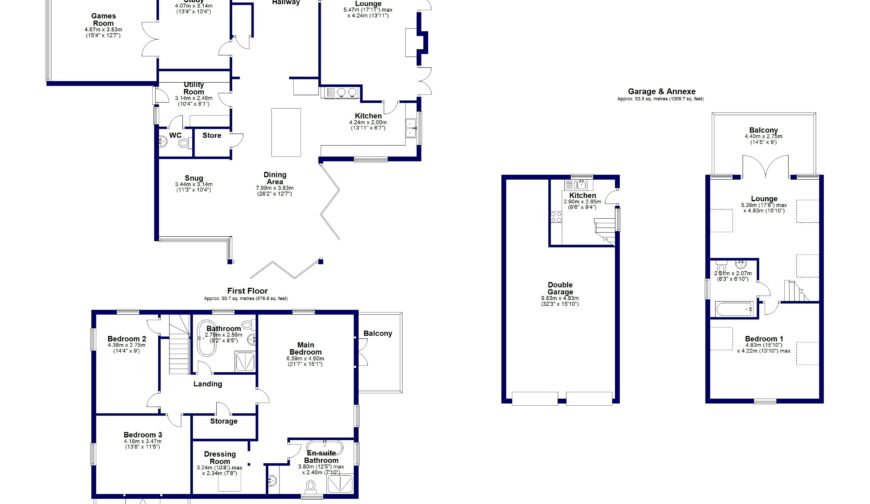 Yew Tree Cottage, Stretton Westwood - Floorplan