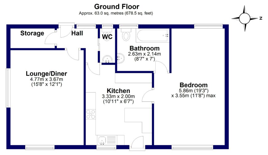 Limeburners, Lincoln Hill - Chalet Floorplan