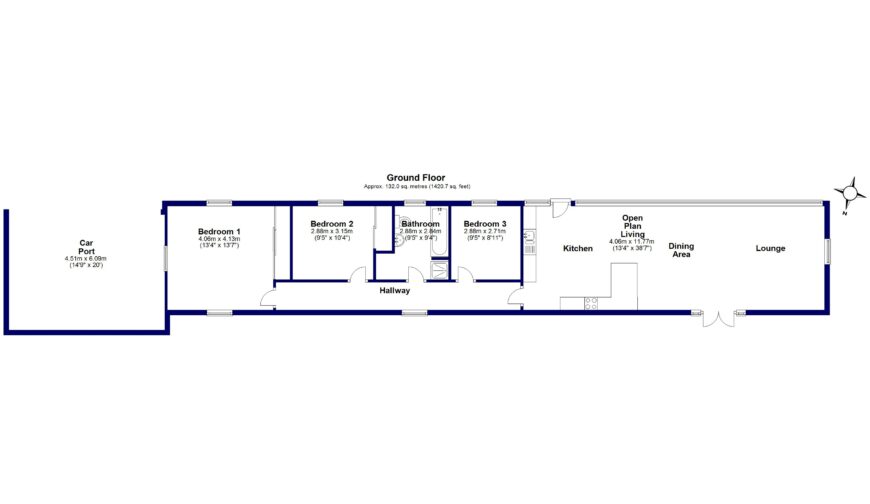 The Hay Barn At Sowbath, Moreton Mill - Floorplan