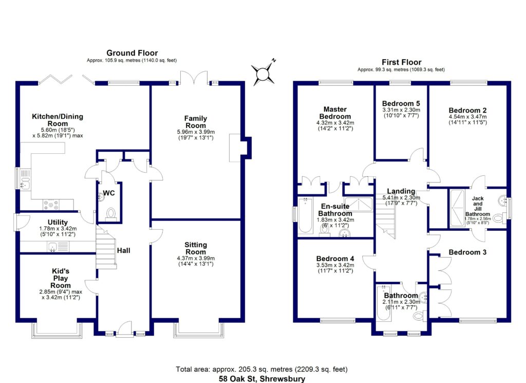 58 Oak Street, Shrewsbury - Floorplan