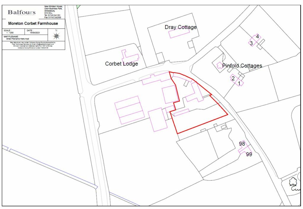 Moreton Corbet Farmhouse, Moreton Corbet - Floorplan