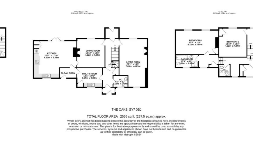 The Oak, Bedstone - Floorplan