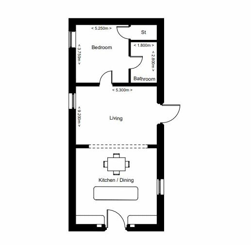 Barn 1, Annexe, Stormer Hall Farm Barns - Floorplan