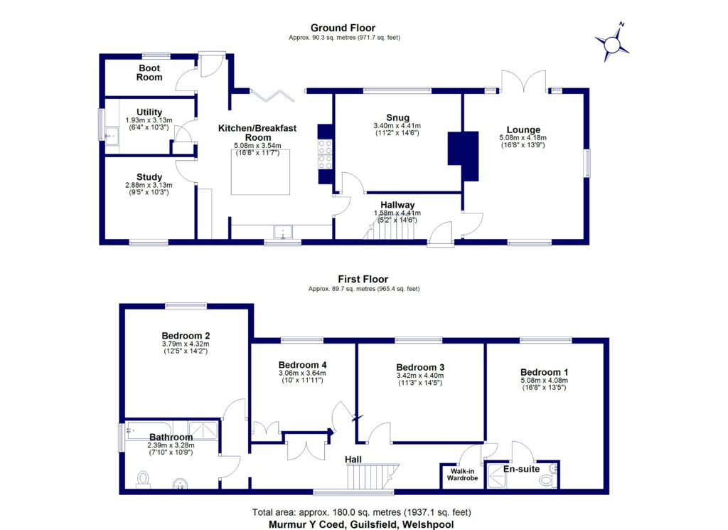 Murmur Y Coed, Guilsfield - Floorplan