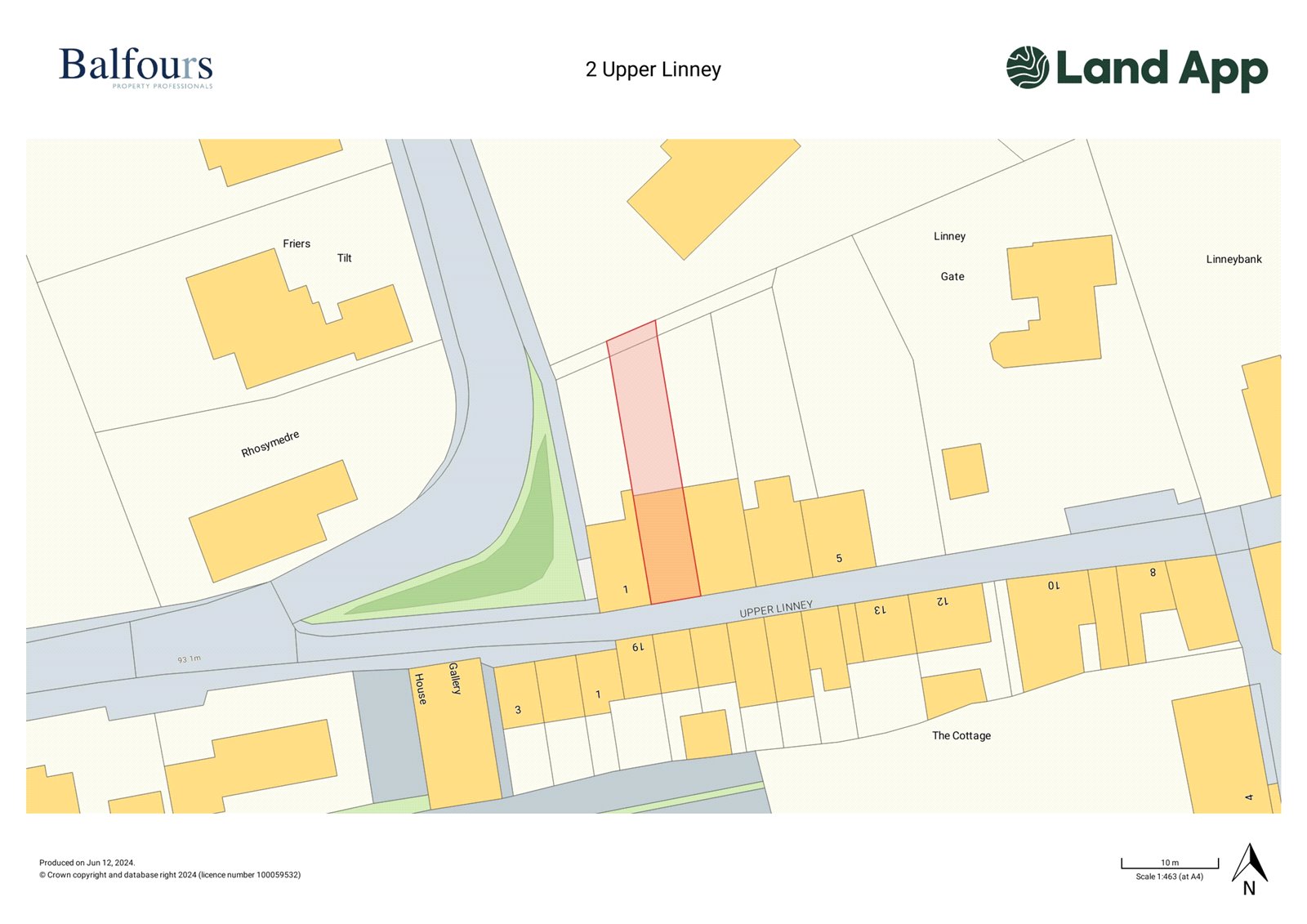 2 Upper Linney - Map