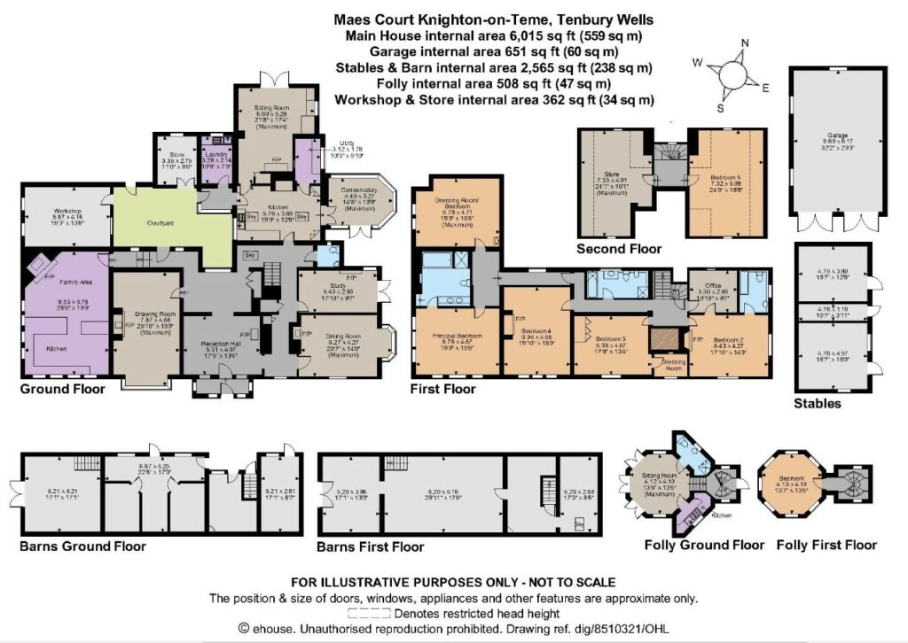 Maes Court, Knighton-on-Teme - Floorplan