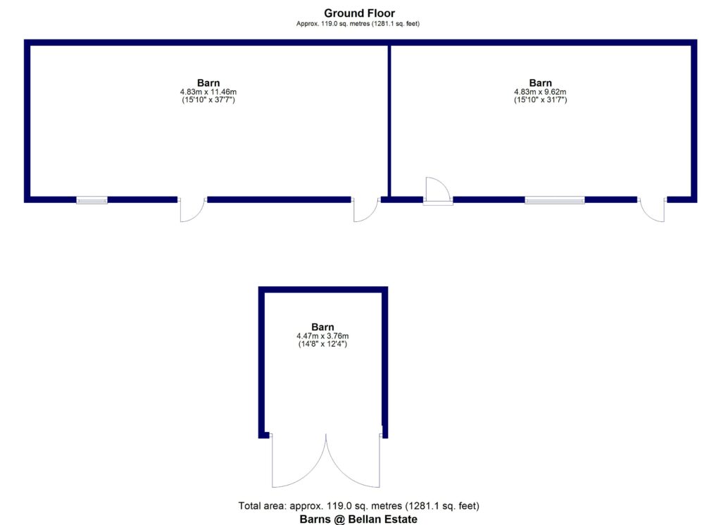 Bellan Estate, Llanerfyl - Floorplan