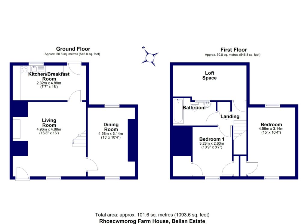 Bellan Estate, Llanerfyl - Floorplan