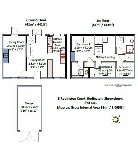 3 Rodington Court - Floorplan