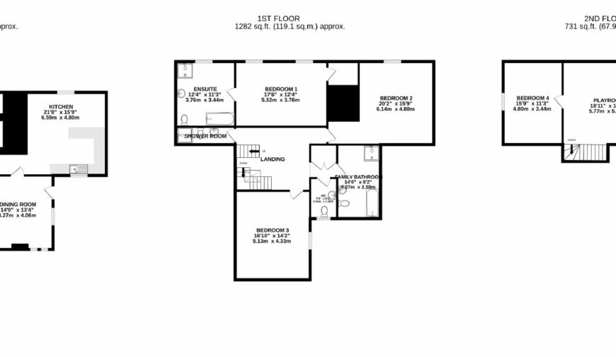 Eyton Farmhouse, Eyton - Floorplan