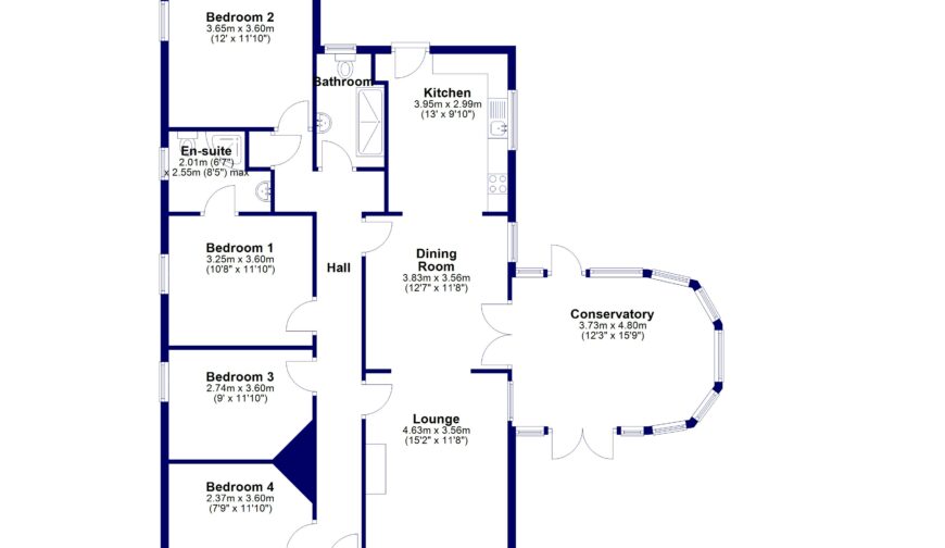 Wrens Nest, Doddington - Floorplan