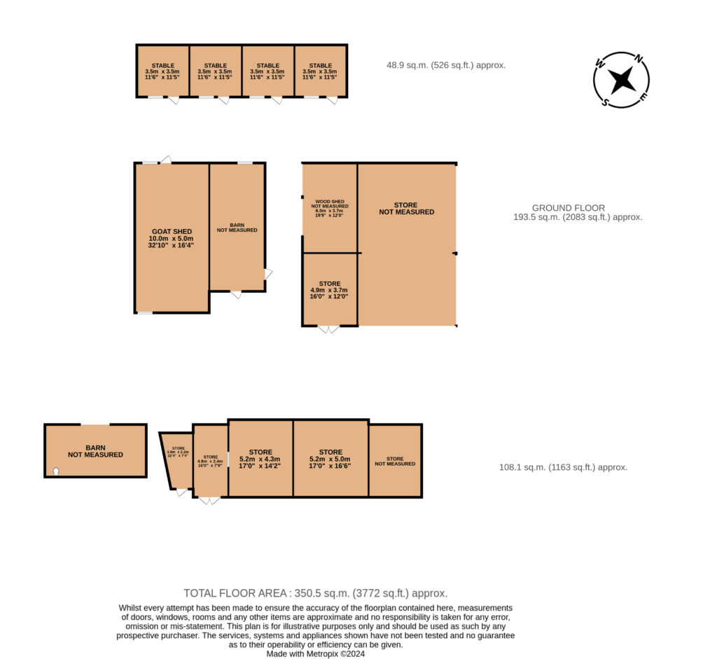 Lot 3 Barns At The Mill, Mortimers Cross - Floorplan