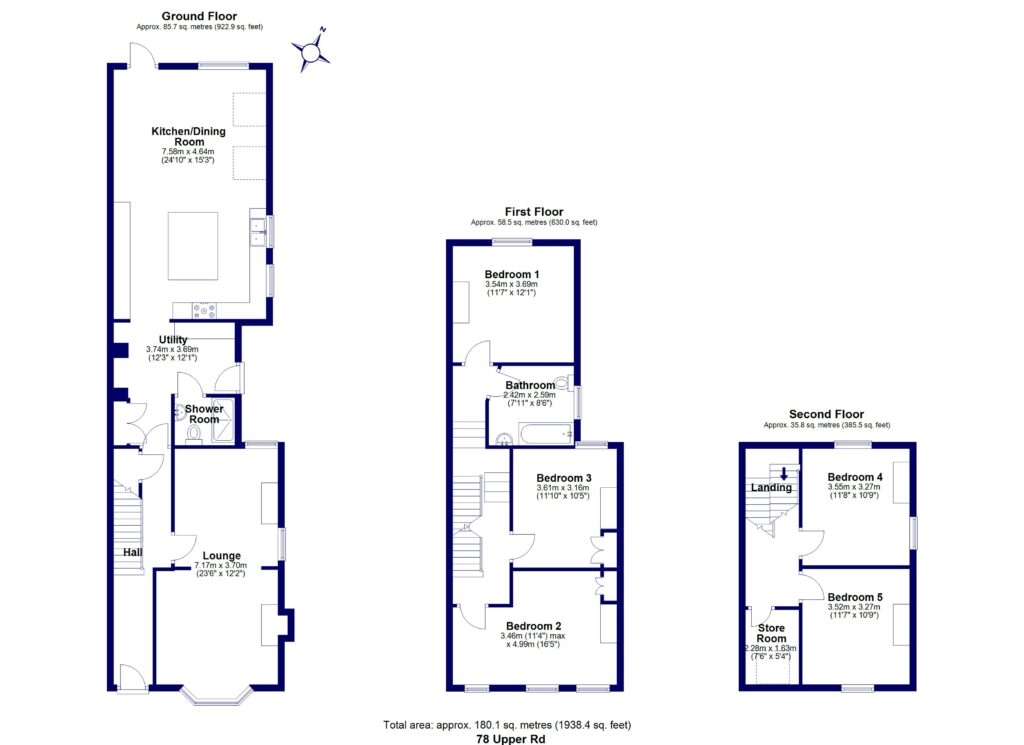 78 Upper Road - Floorplan