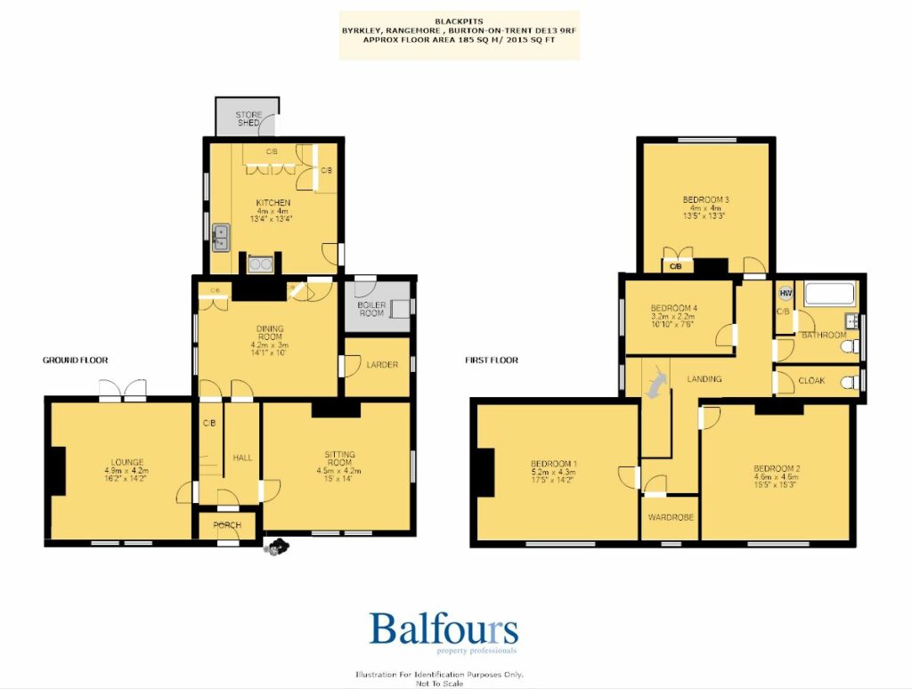 Blackpits, Needwood Road - Floorplan