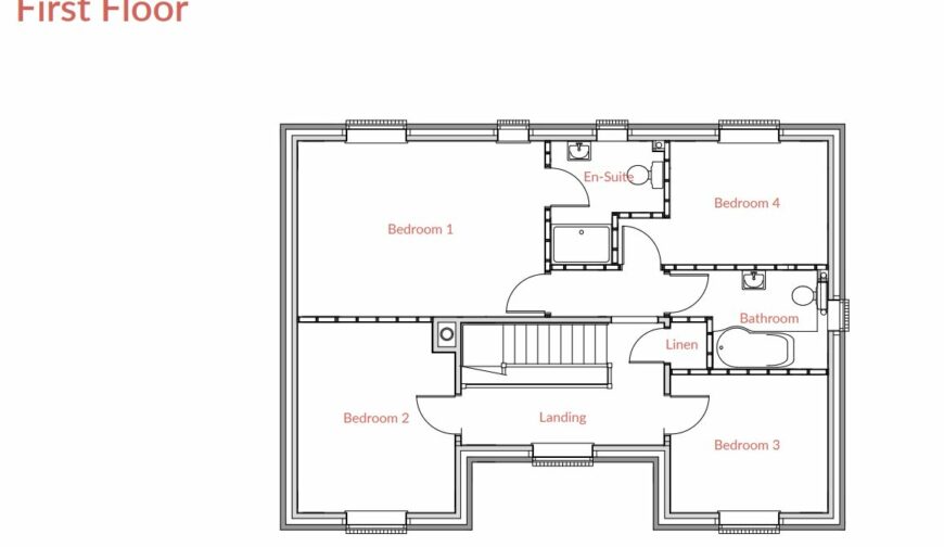 The Gate House, The Farmyard, Grafton - Floorplan