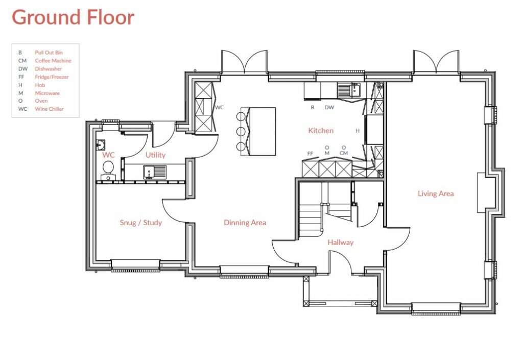 Rowan House, The Farmyard, Grafton - Floorplan Gf