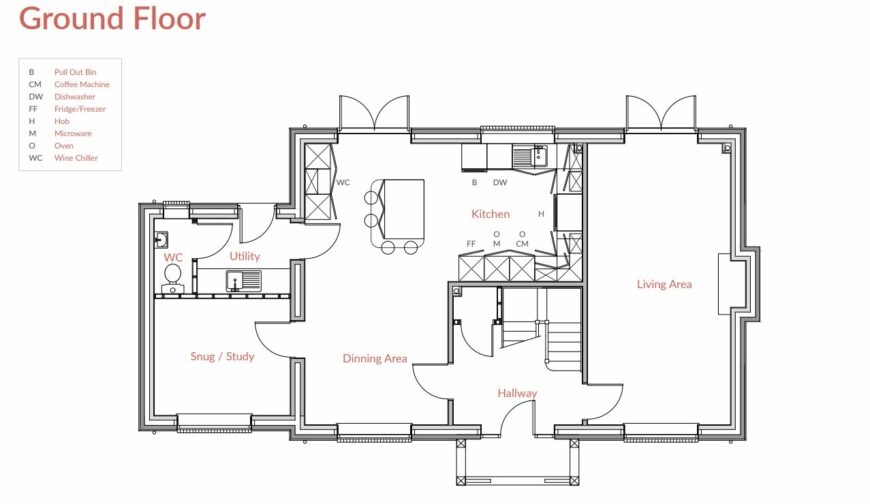 Cedar House, The Farmyard, Grafton - Floorplan