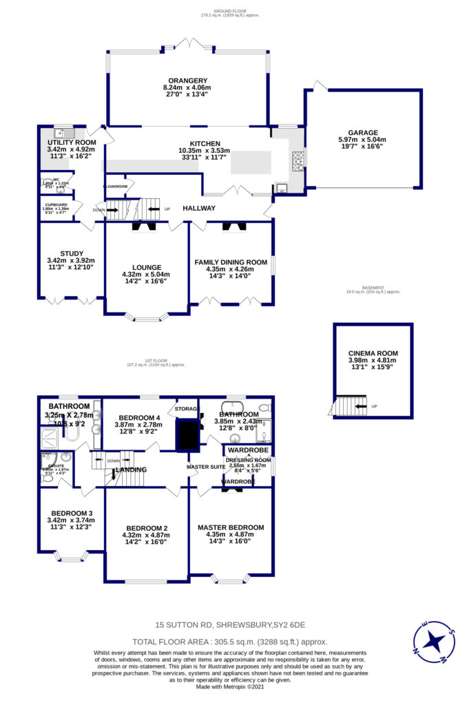 Brooklyn Villa, Sutton Road - Floorplan