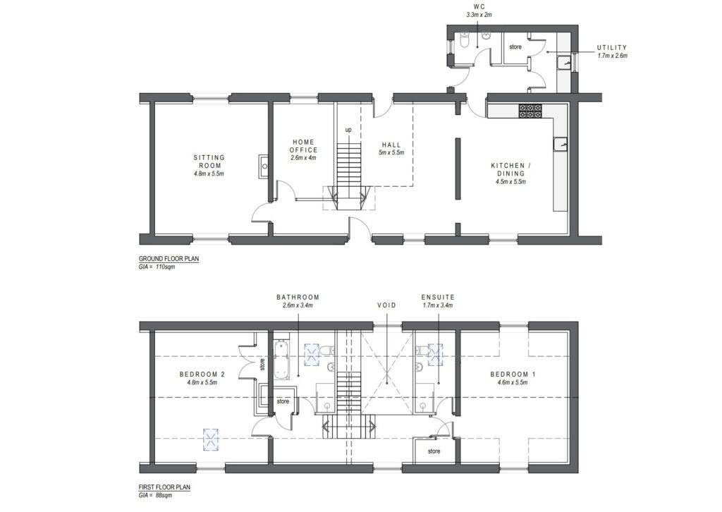 The Barn, Sycamore Farm - Floorplan