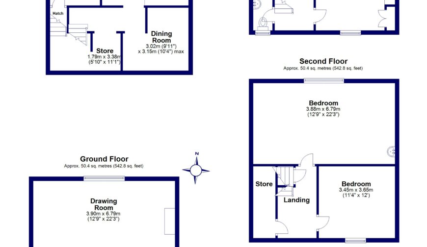 5 Upper Linney, Ludlow - Floorplan