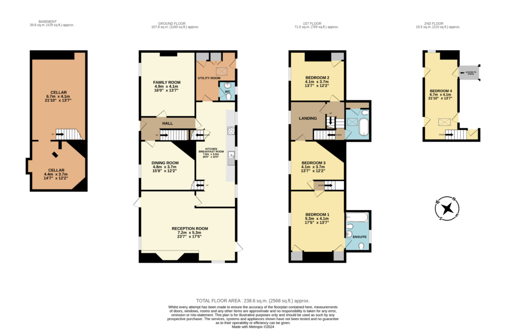 Lot 1 Mill House, Mortimers Cross - Floorplan