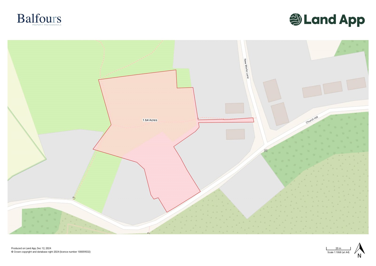 The Old Paddocks, New Works - Map