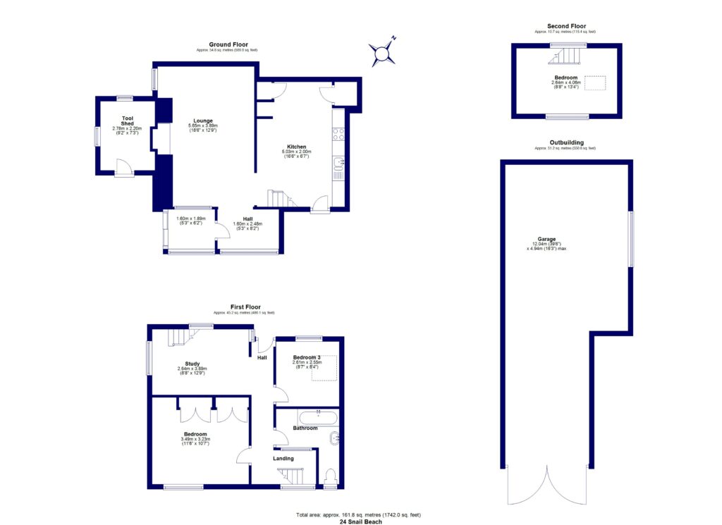 24 Snailbeach - Floorplan Cottage