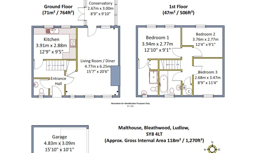 Malthouse, Bleathwood - Floorplan