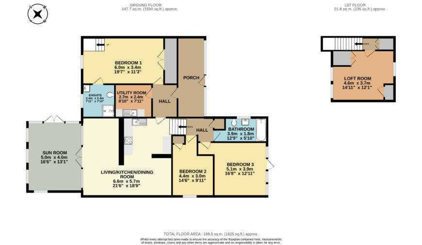 Serendipity, Elsich Court, Seifton - Floorplan