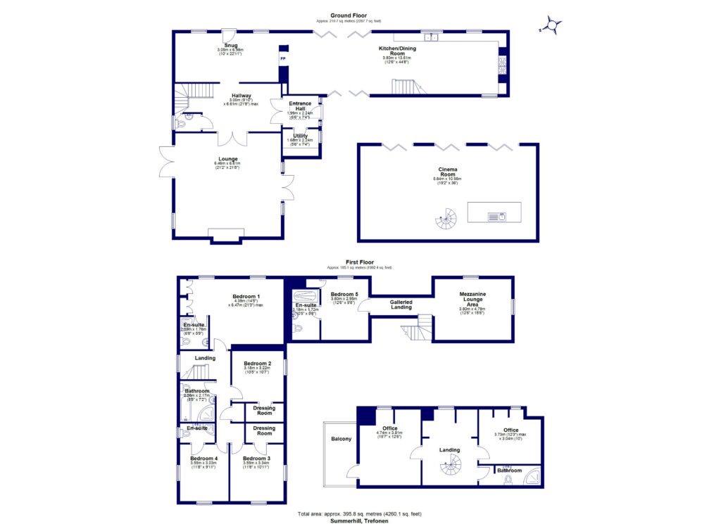 Summer Hill, Trefonen - Floorplan