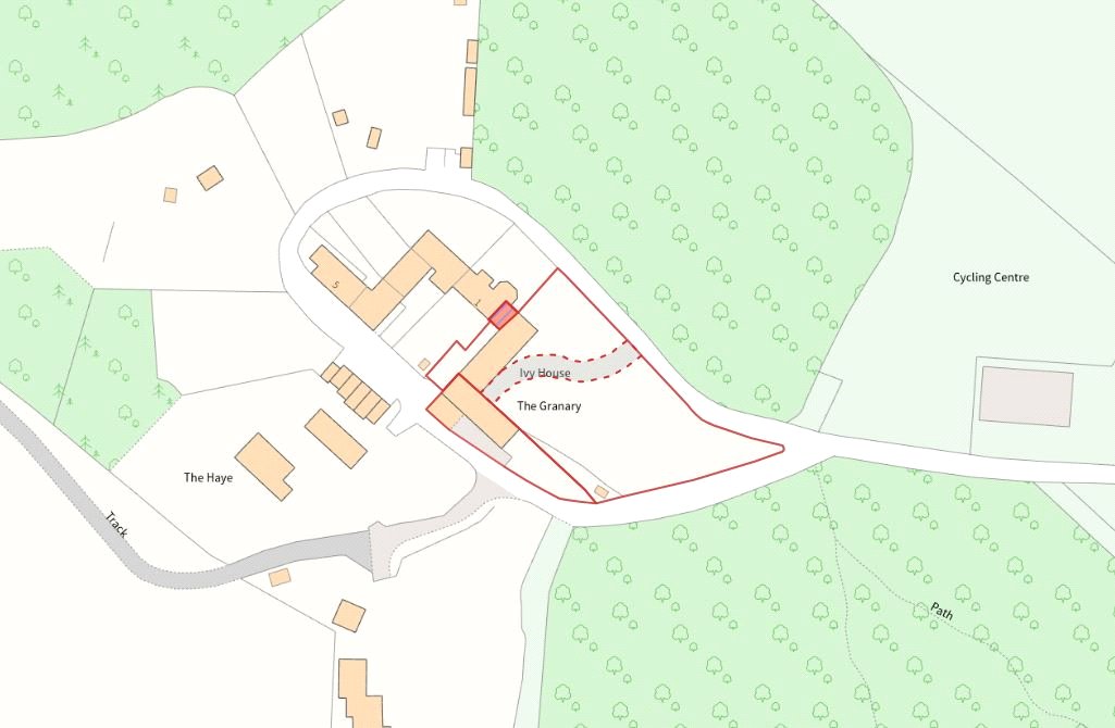 Ivy House, Lythwood - Map