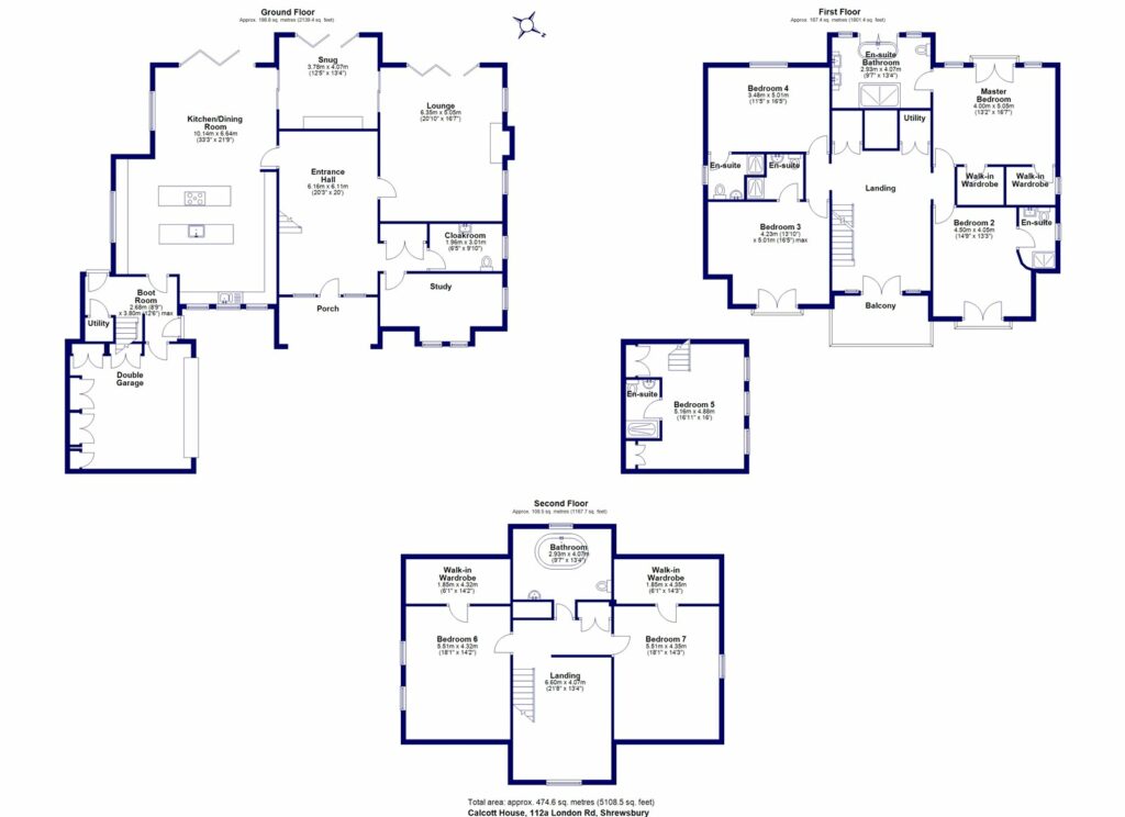 Calcot House, London Road - Floor Plan