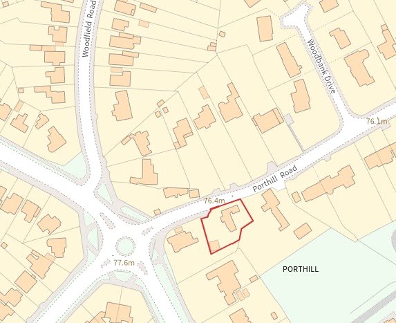 59 Porthill Road - Map