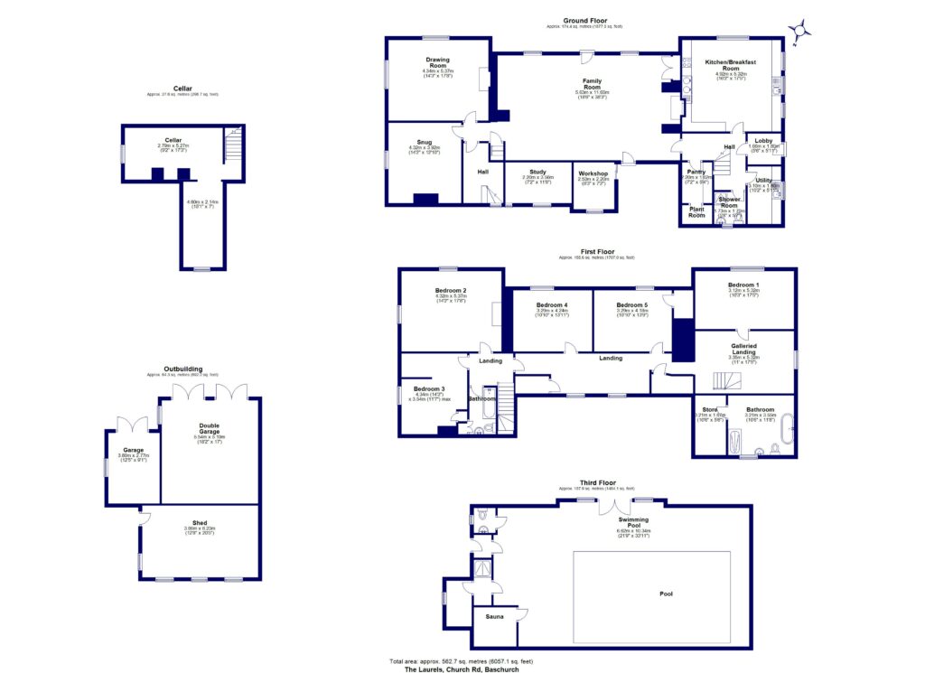 The Laurels, Church Road - Floorplan