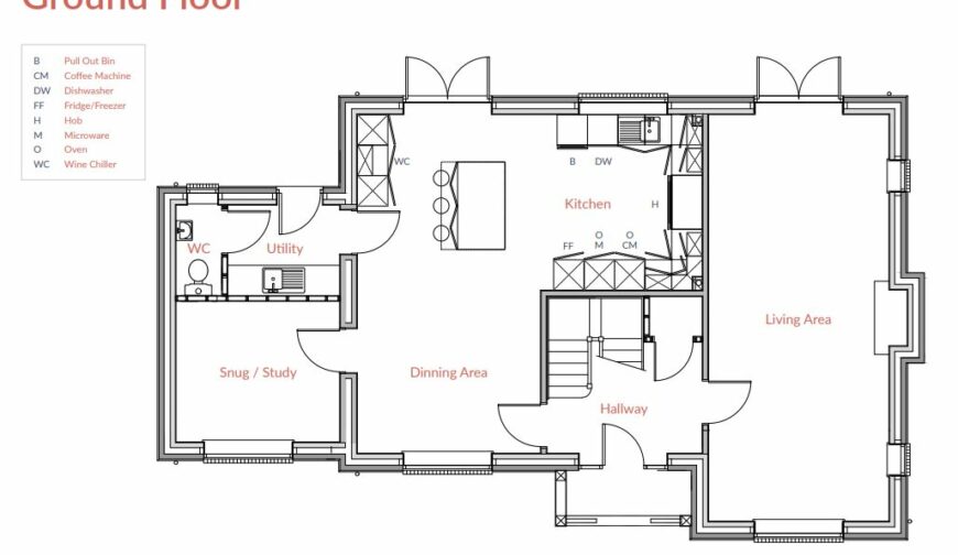 Rowan House, The Farmyard, Grafton - Floorplan GF