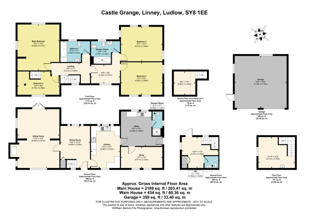 Castle Grange, Linney - Floorplan